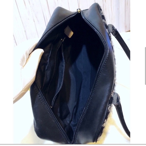 VTG ITALIAN Wool Houndstooth Shoulder bag - Picture 4 of 5